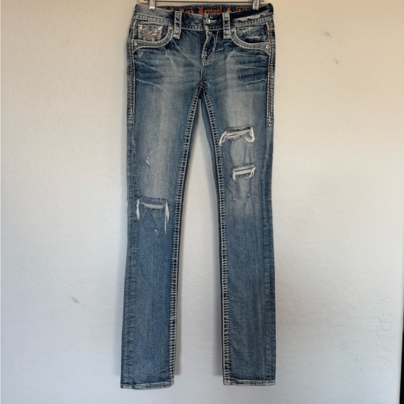 Rock Revival Mertie Straight Jeans size 26 - Picture 1 of 13